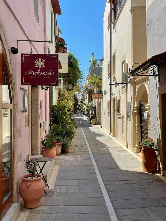 Archontiko Old Town Suites Rethymno  Bagian luar foto